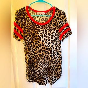 Women’s cheetah shirt